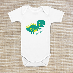 Dinosaur Onesie, Baby Bodysuit, 100% cotton, 6 mo, 12 mo