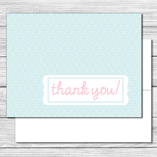 Thank you Notes--Blue Daisies