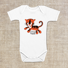 Little Tiger Onesie, Baby Bodysuit, 100% cotton, 6 mo, 12 mo