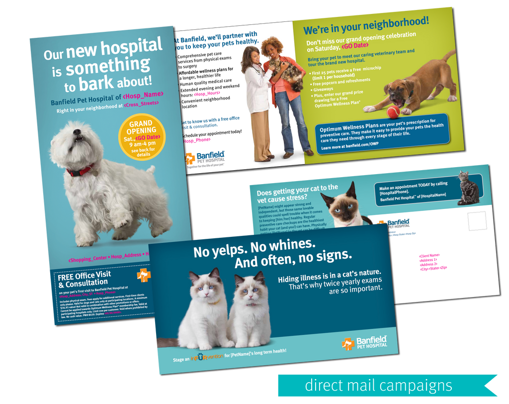 Banfield Pet Hospital Direct Mail Campaign