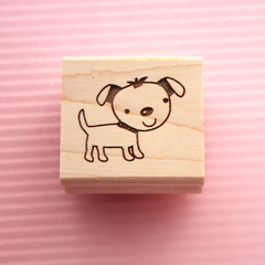 Art stamp--Cute doggie
