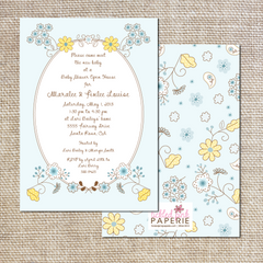 Spring Daisies and Bluebells Baby Shower