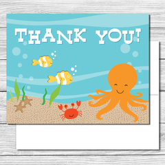 Thank you Notes--Under the Sea Party